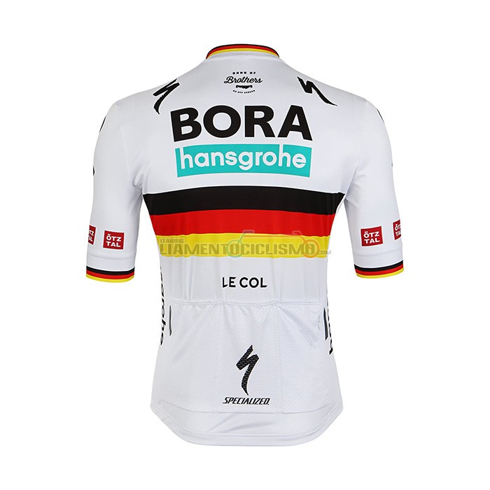Abbigliamento Ciclismo Bora-Hansgrone Manica Corta 2022 Bianco